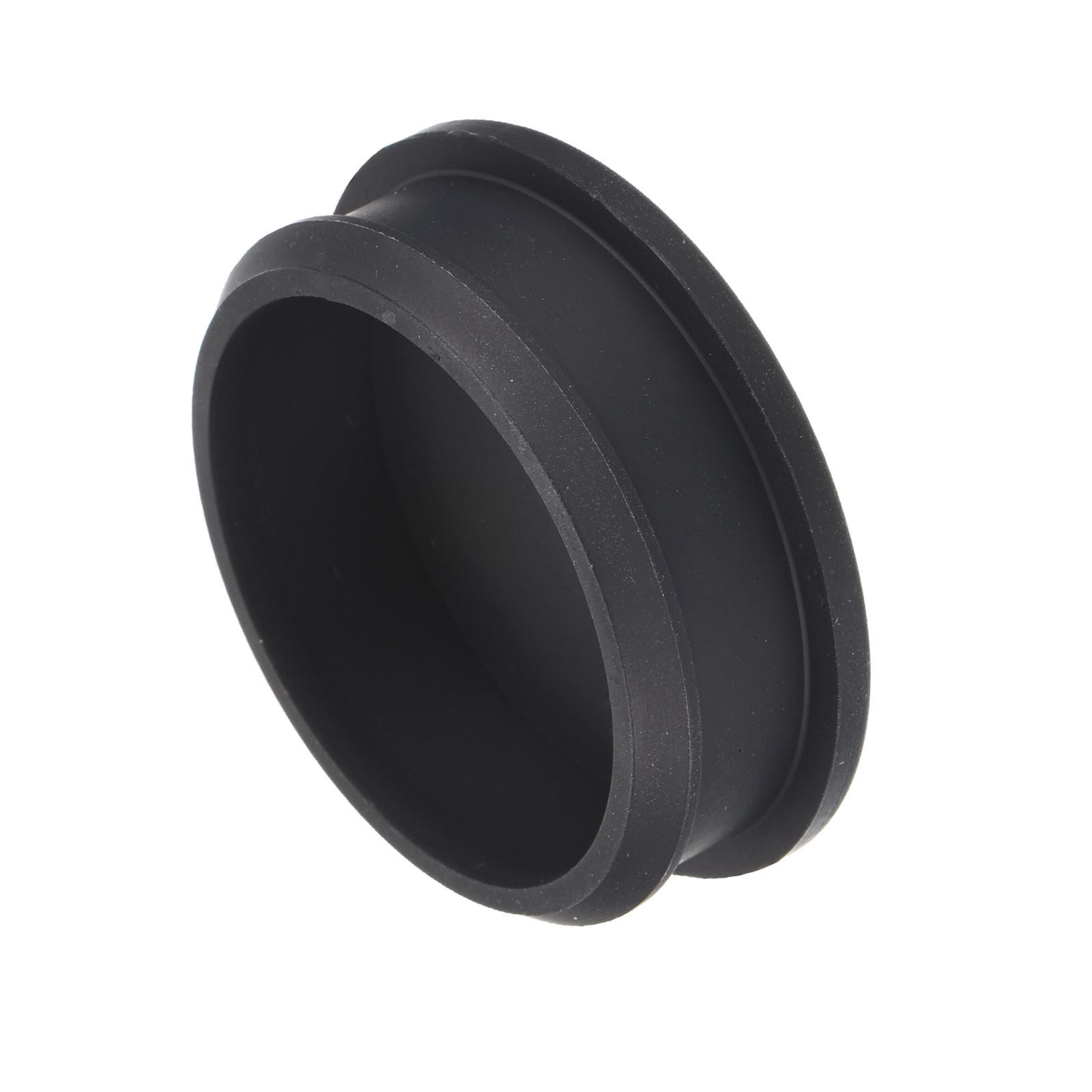 Silicone Snap in Locking Hole Plugs, Seal Cover Panel Round 48.6mm Black,1Pcs