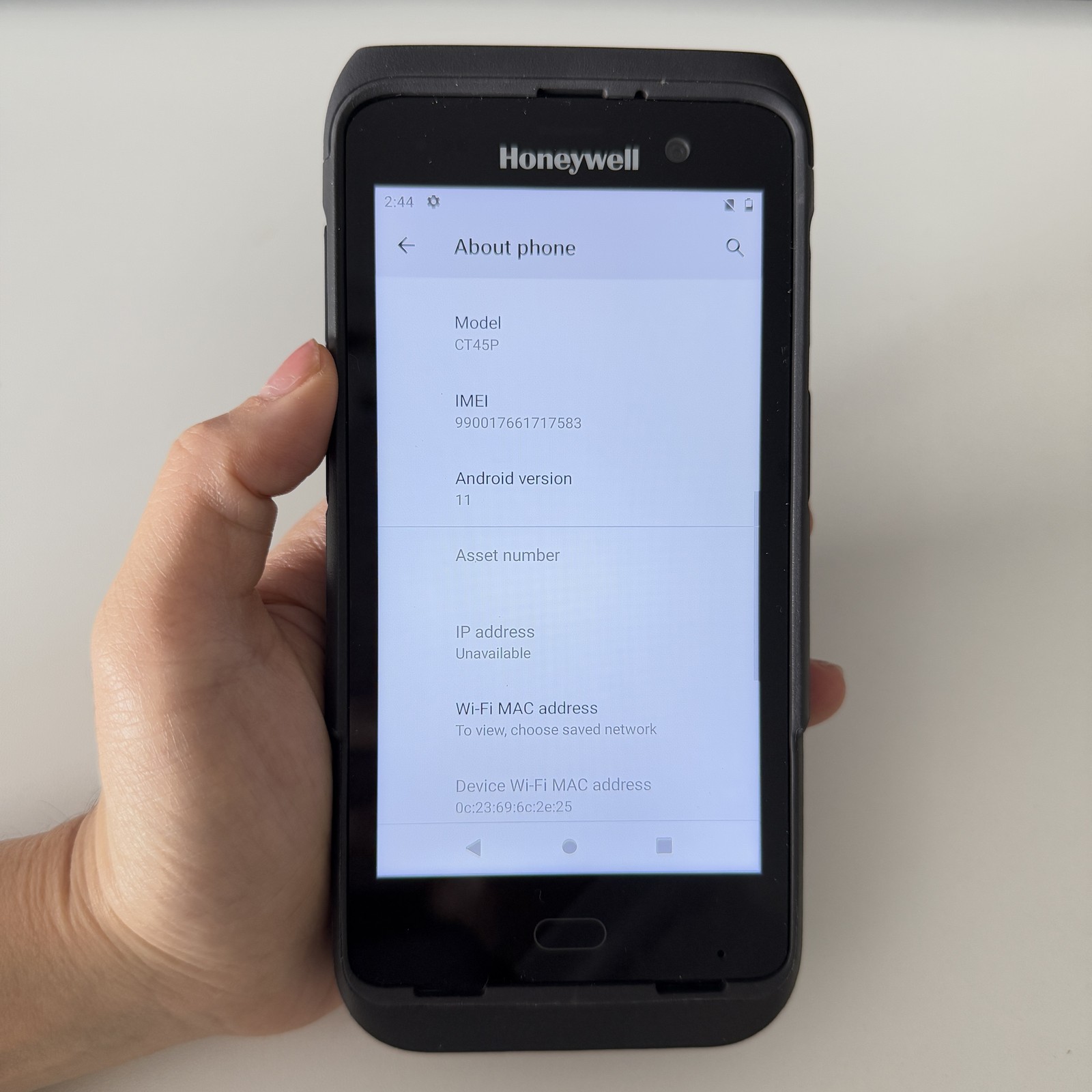 Honeywell CT45P-L1N-38D1E0G Android GMS Mobile Computer Barcode Scanner PDA