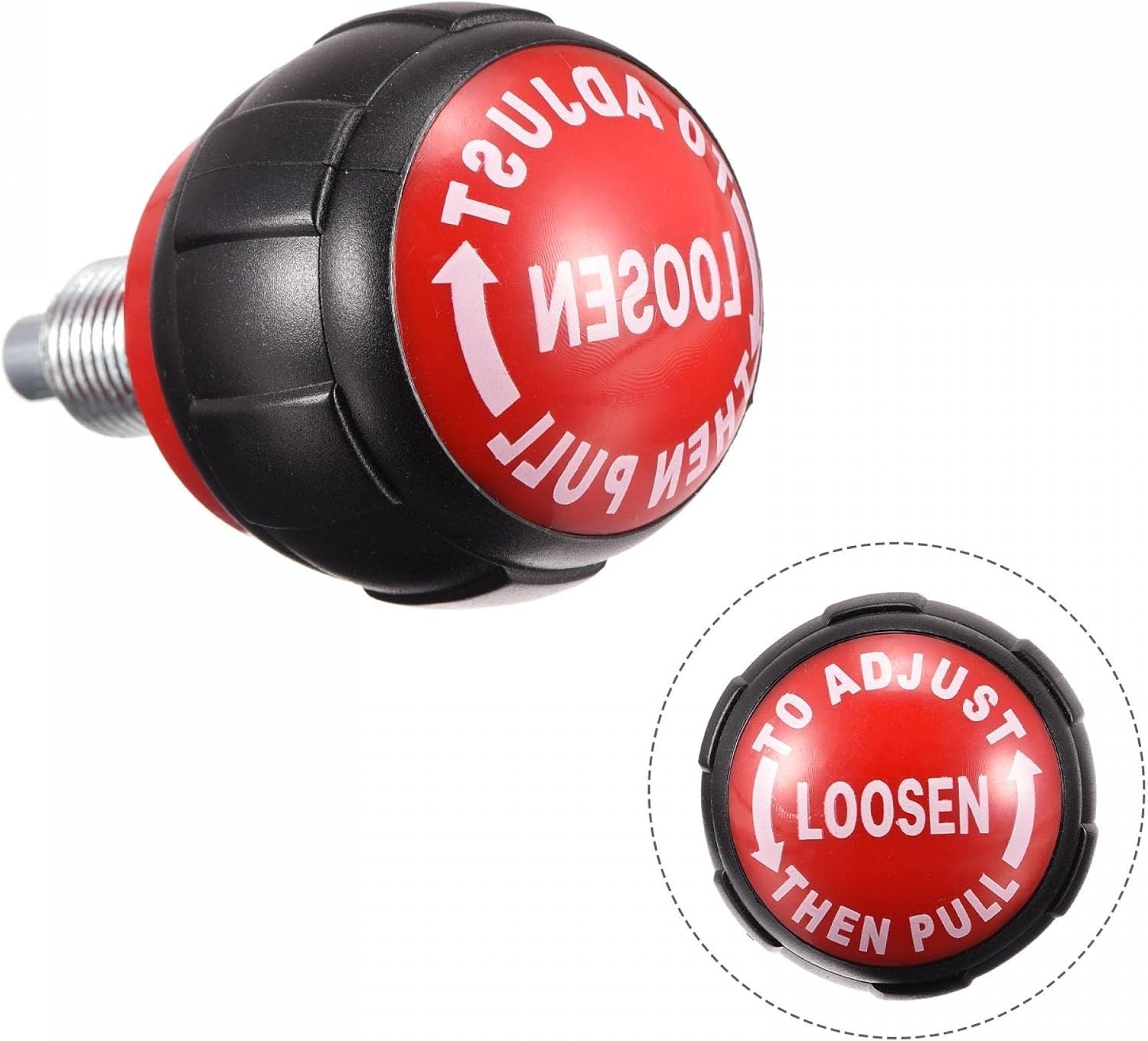 Easy-Install Red Spring Handle Knob for Indoor Exercise Bikes – Sturdy Design