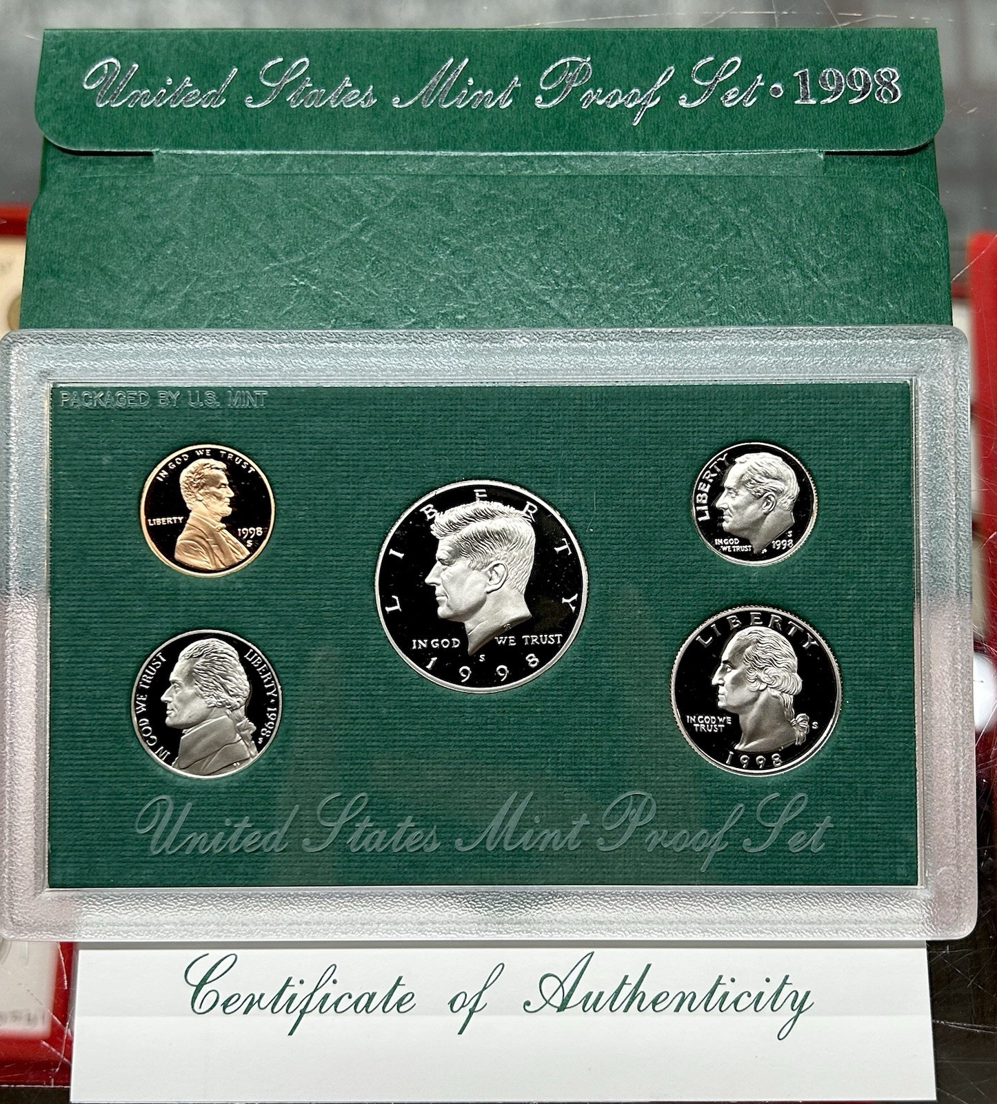 1998 United States Proof Set w/OGP