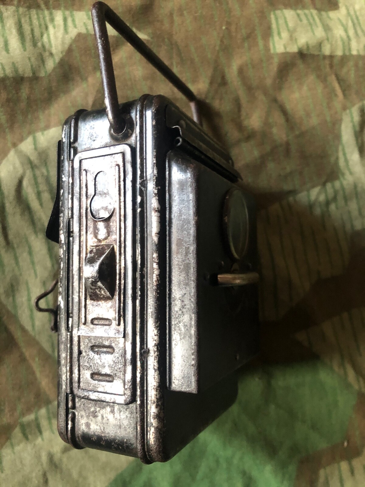 WW2 WWII GERMAN TORCH FLASHLIGHT LATERN DAIMON WEHRMACHT FIELD ORIGINAL