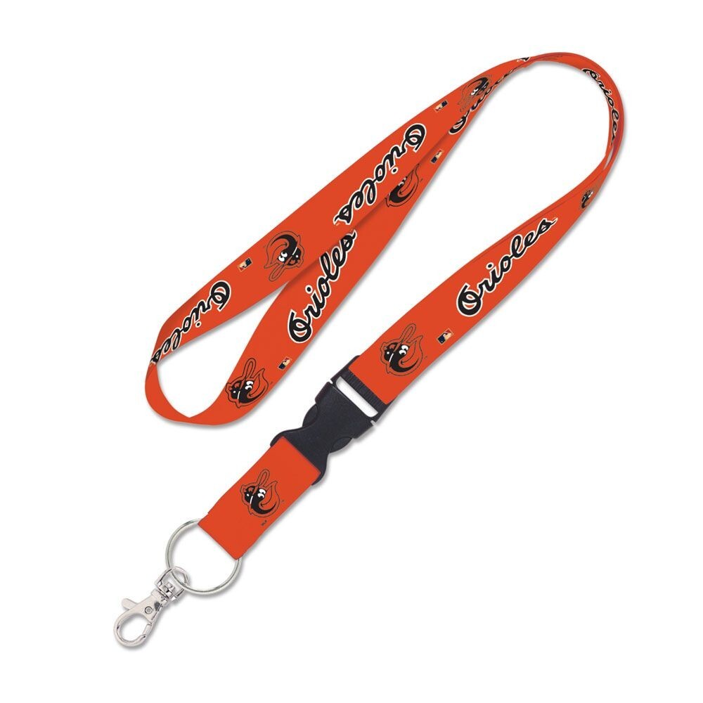 BALTIMORE ORIOLES LOGO LANYARD DETACHABLE BUCKLE NEW WINCRAFT 👀