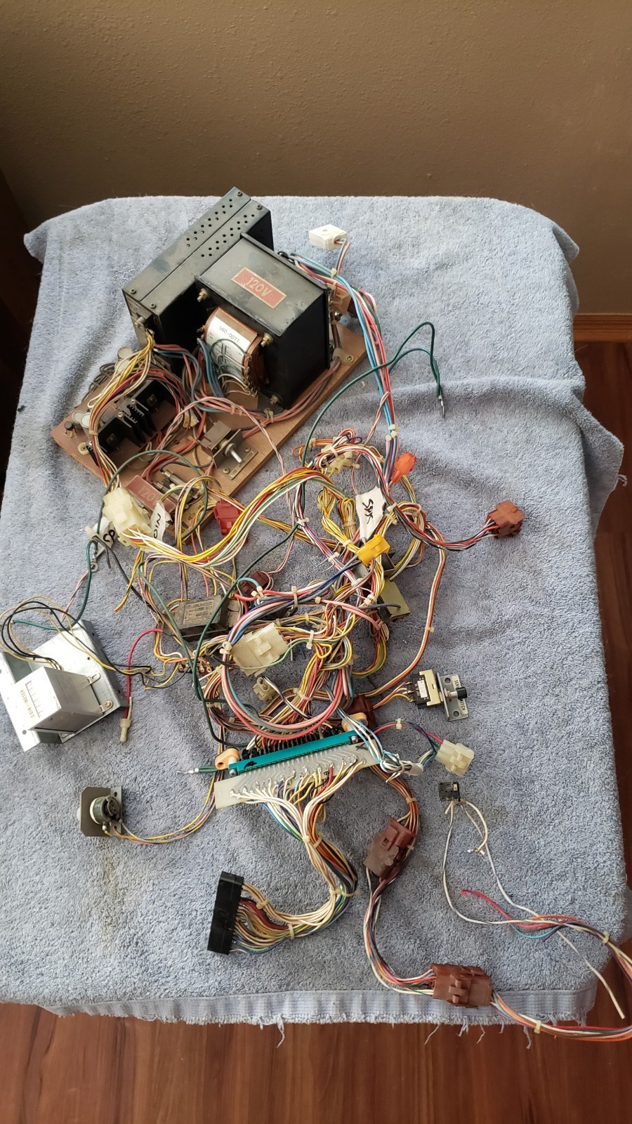 Champion Baseball complete cabinet wiring & power supply