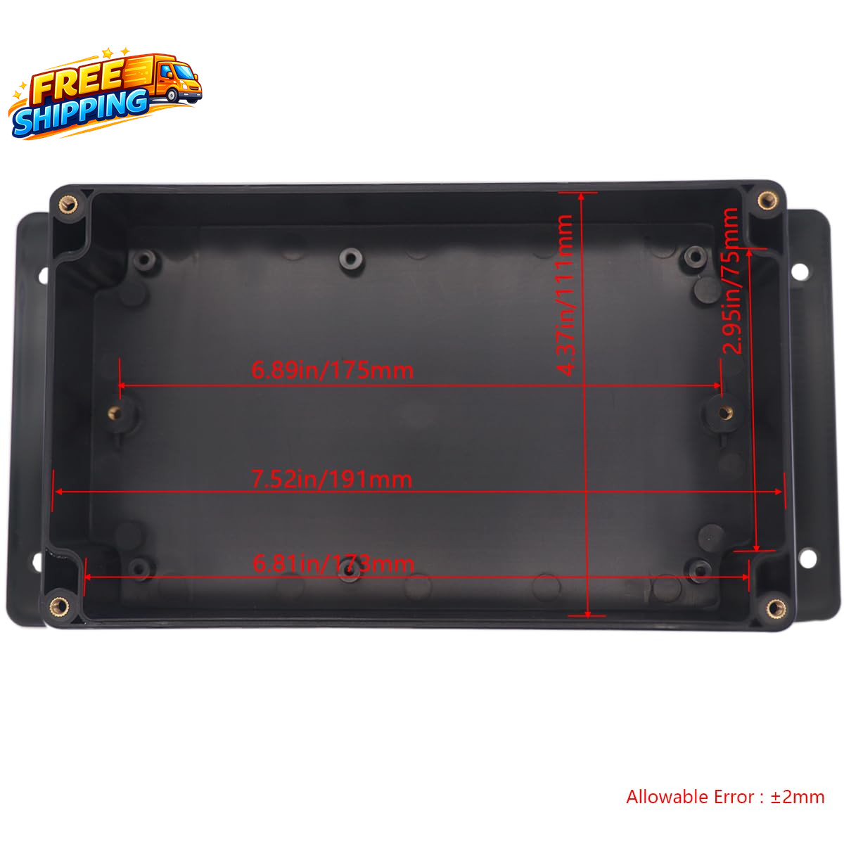 Junction Box IP65 Waterproof ABS Plastic Electrical Project Case Power Junction