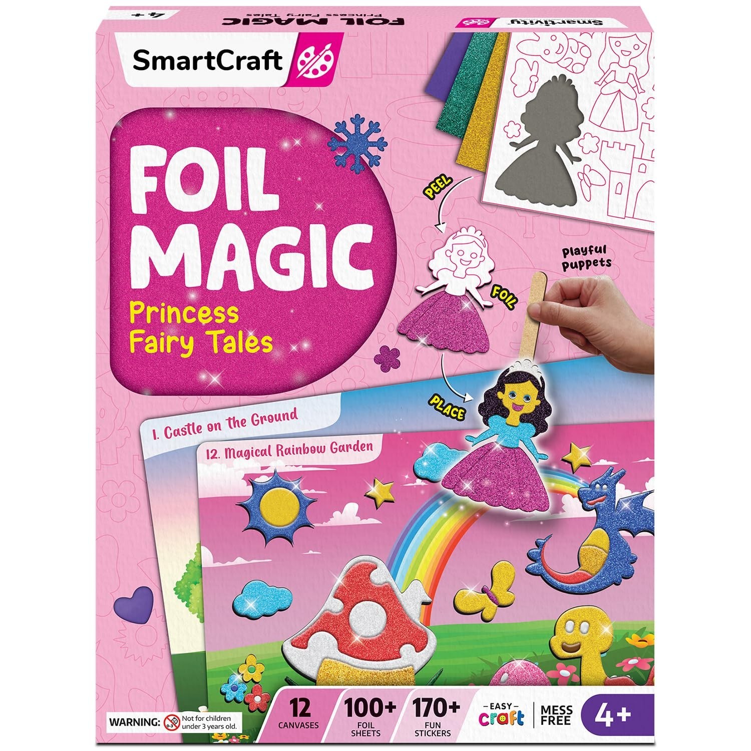 Smartivity Foil Magic - Princess Fairy Tales for Kids 4-5-6-7-8-9 Years I No ...
