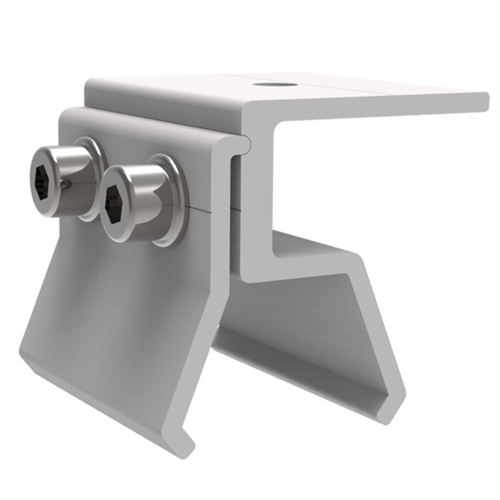Firm and Roof Seam Clamps 1/4Pcs Set for Easy Solar Panel Installation