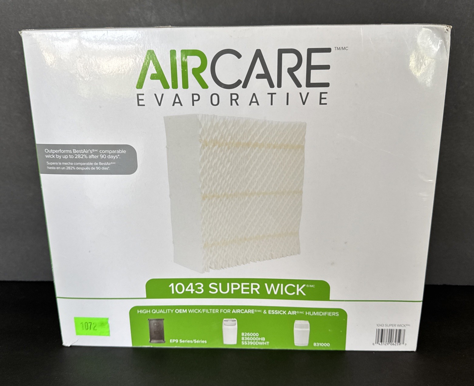 AIRCARE Evaporative 1043 Super Wick Genuine OEM Replacement Filter 1 Pack NOB