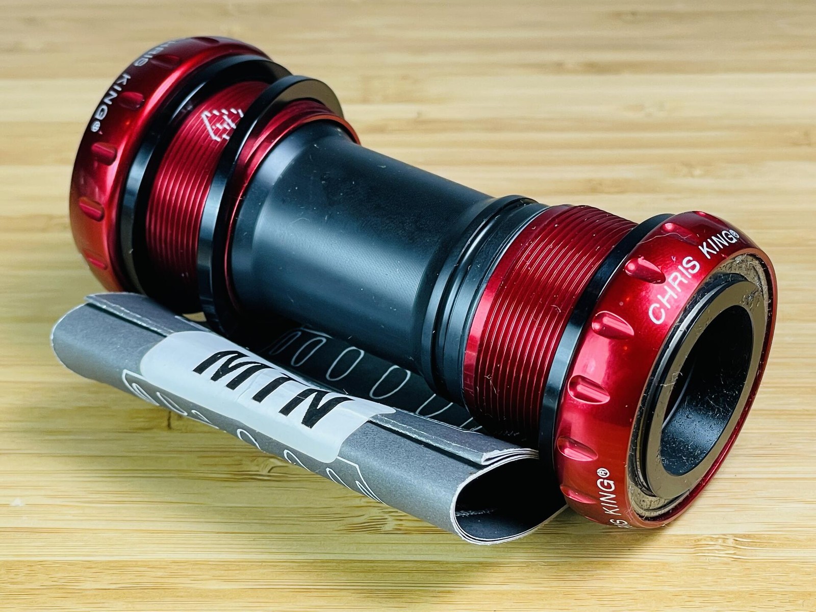 NOS Chris King MTN BSA 24mm Threadfit Bottom Bracket A-Type 68-73mm - Red