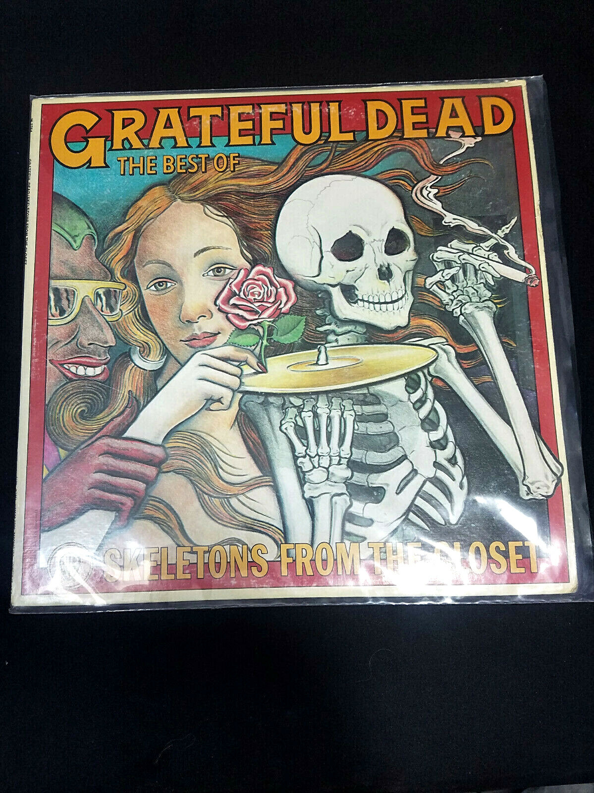 Grateful Dead Vinyl Record 1974 Album The Best Of, Skeletons From The Closet