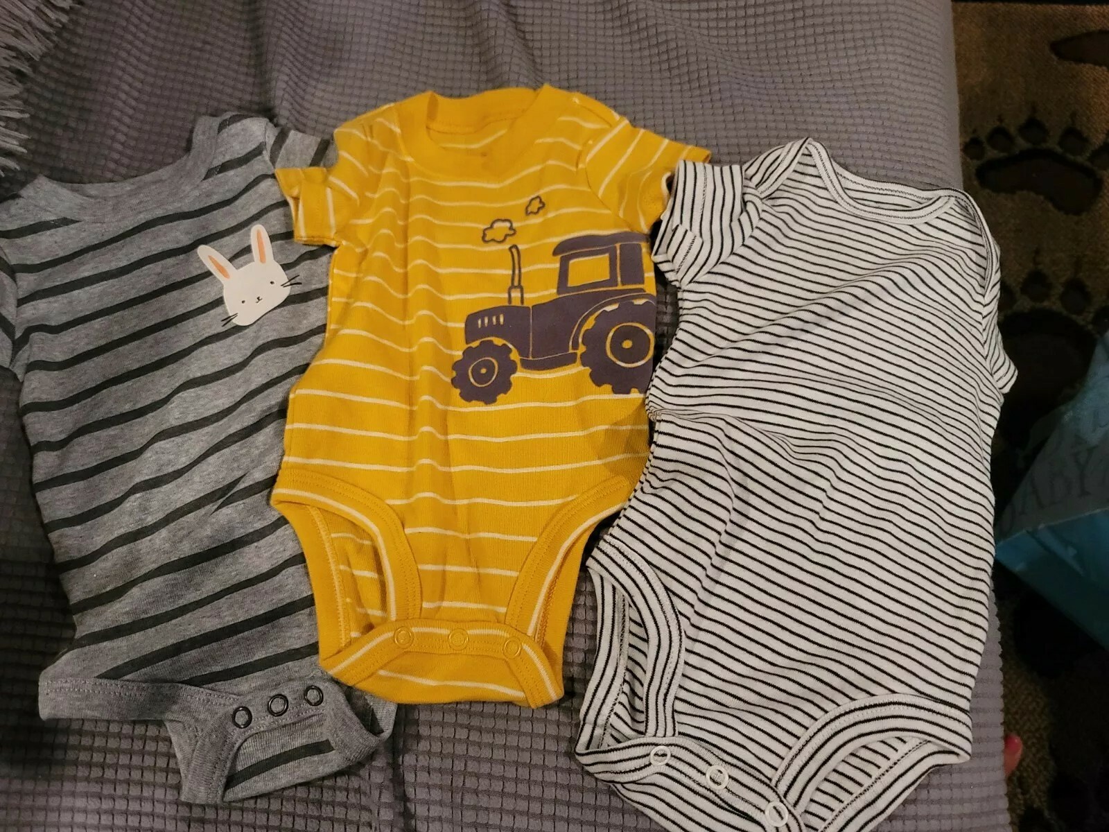 Baby Infant One Piece T Shirt Lot Of 3 Nwot Carters okie dokie 3 Months