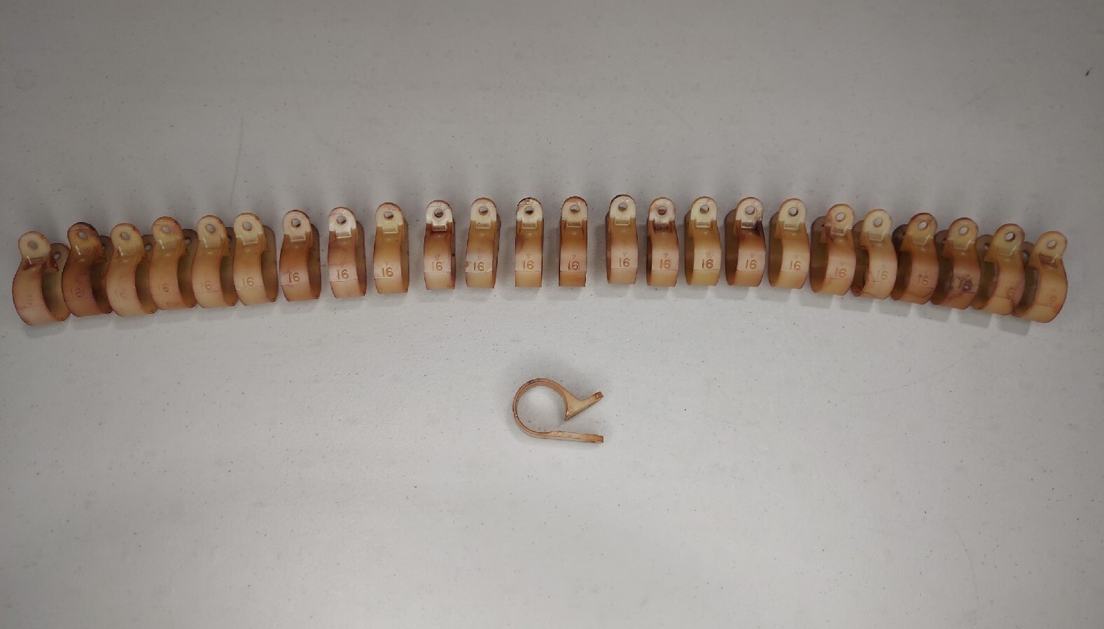 Boeing Brown Nylon Loop Clamp P/N: BACC10DK-16 *LOT OF 25*