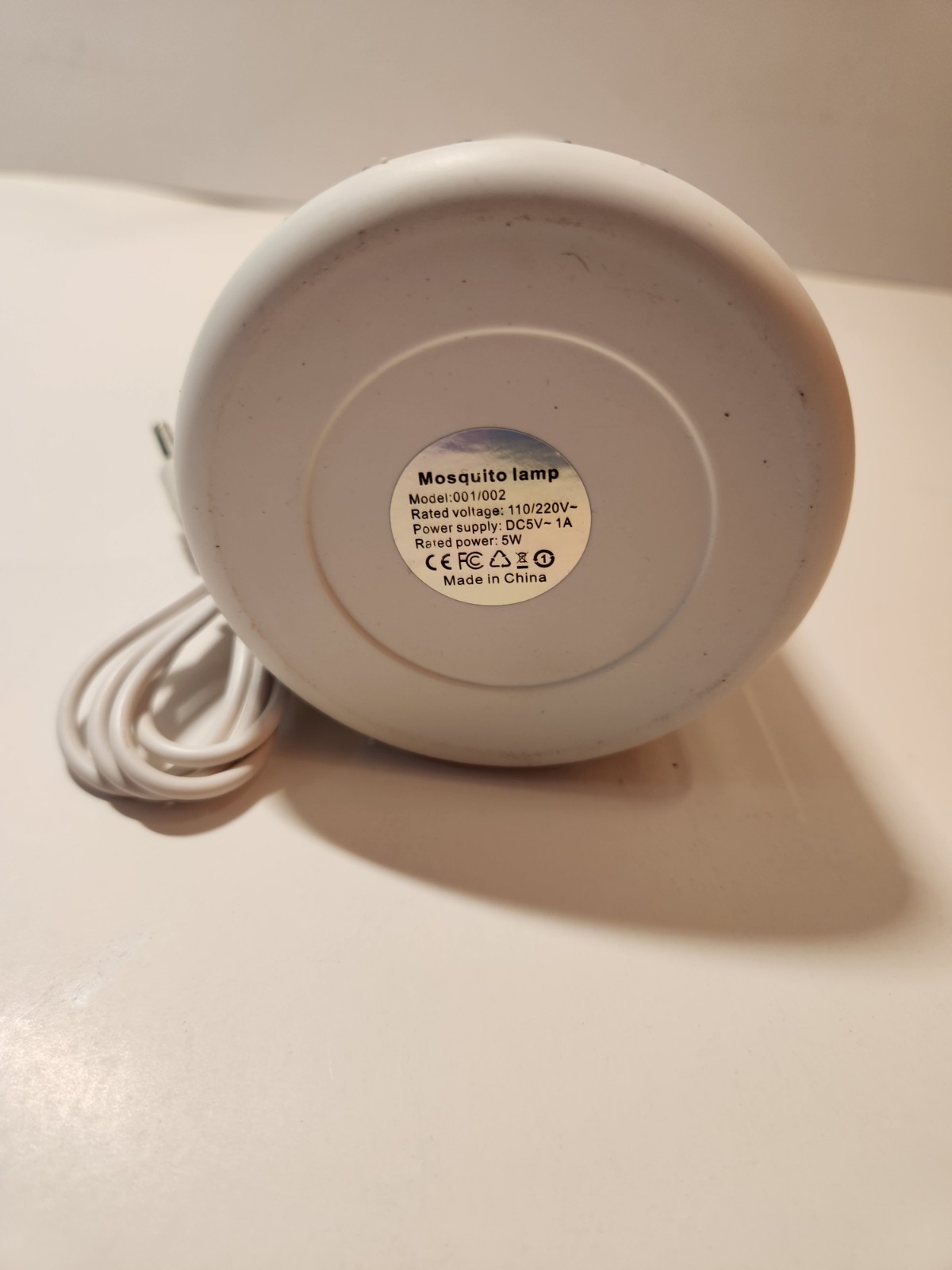 Ozzi Mozzie UV Mosquito Lamp Zapper USB Rechargeable Indoor Outdoor Bug Trap