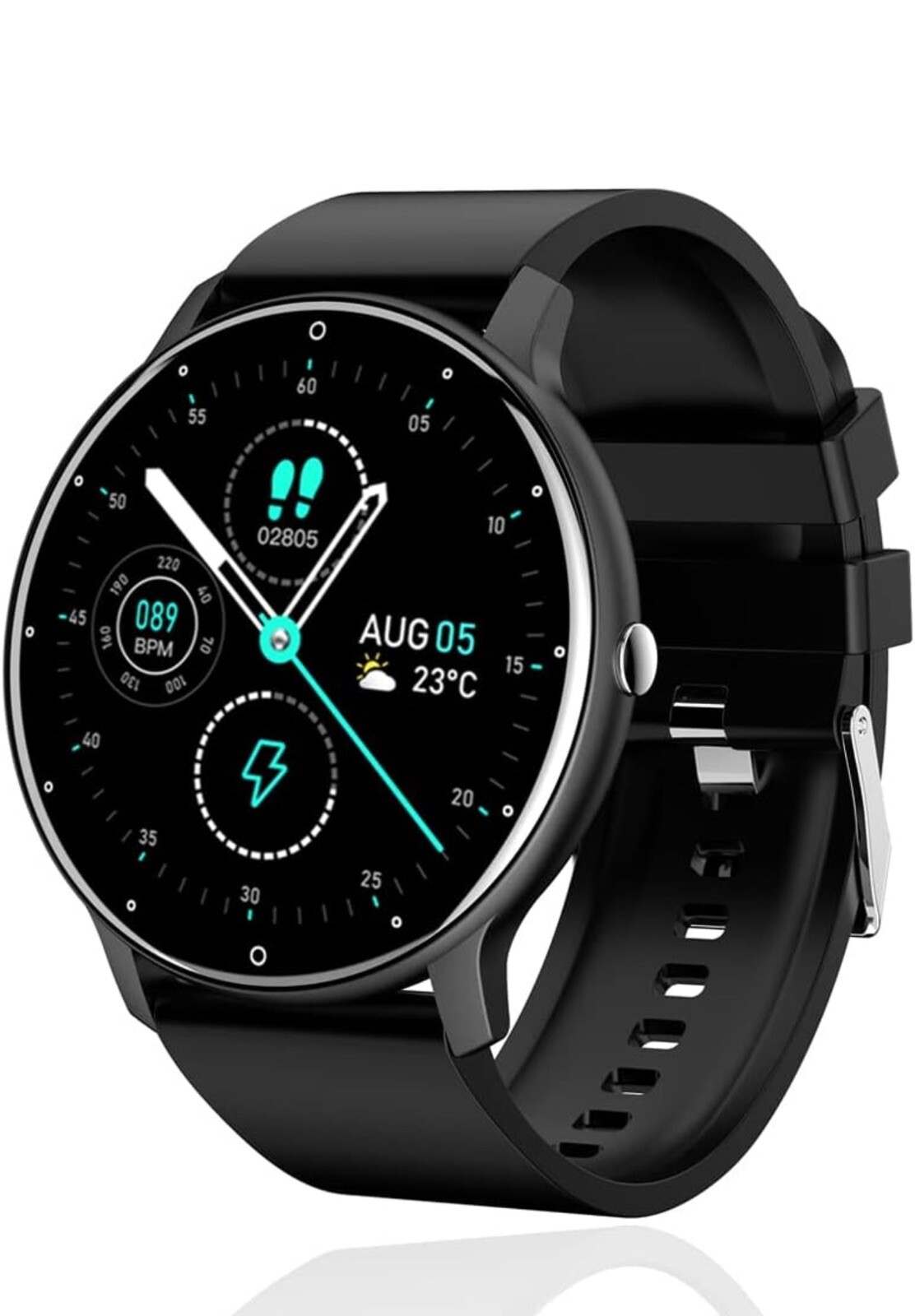Fitness Gym Activity Tracker HD Touch Screen Smartwatch for Samsung Galaxy A02s