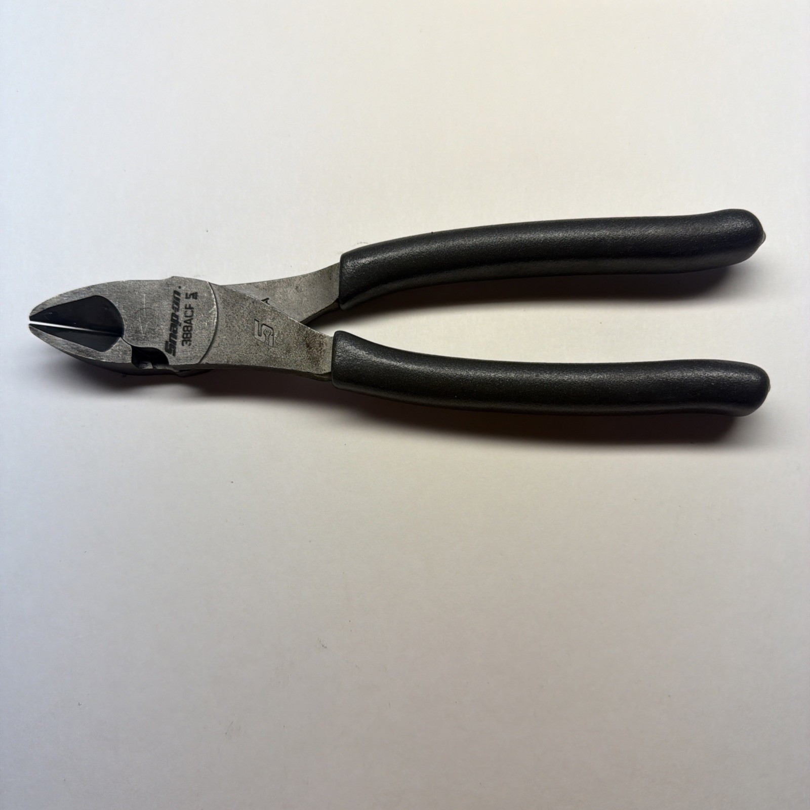 Snap-on Tools USA NEW GREY 8" Soft Grip High Leverage Cutter Pliers 388ACF C