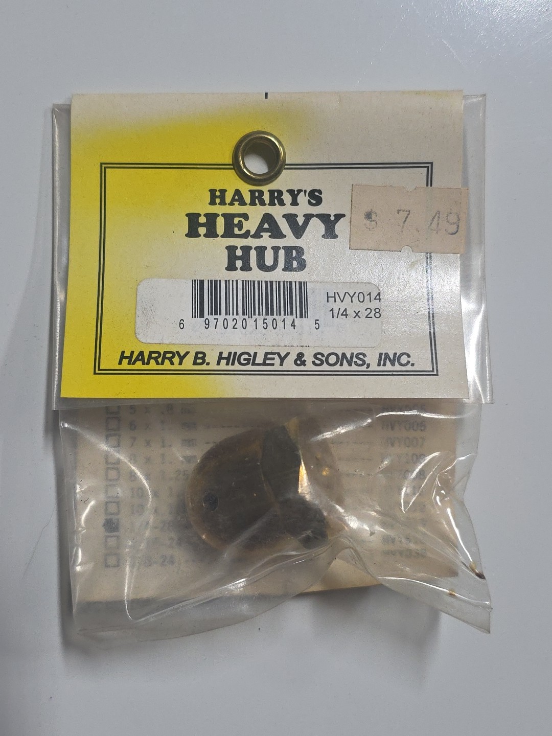 Harry's Heavy HUB for RC Engines 1/4-28 UNF Thread - HVY014 Propeller Nut