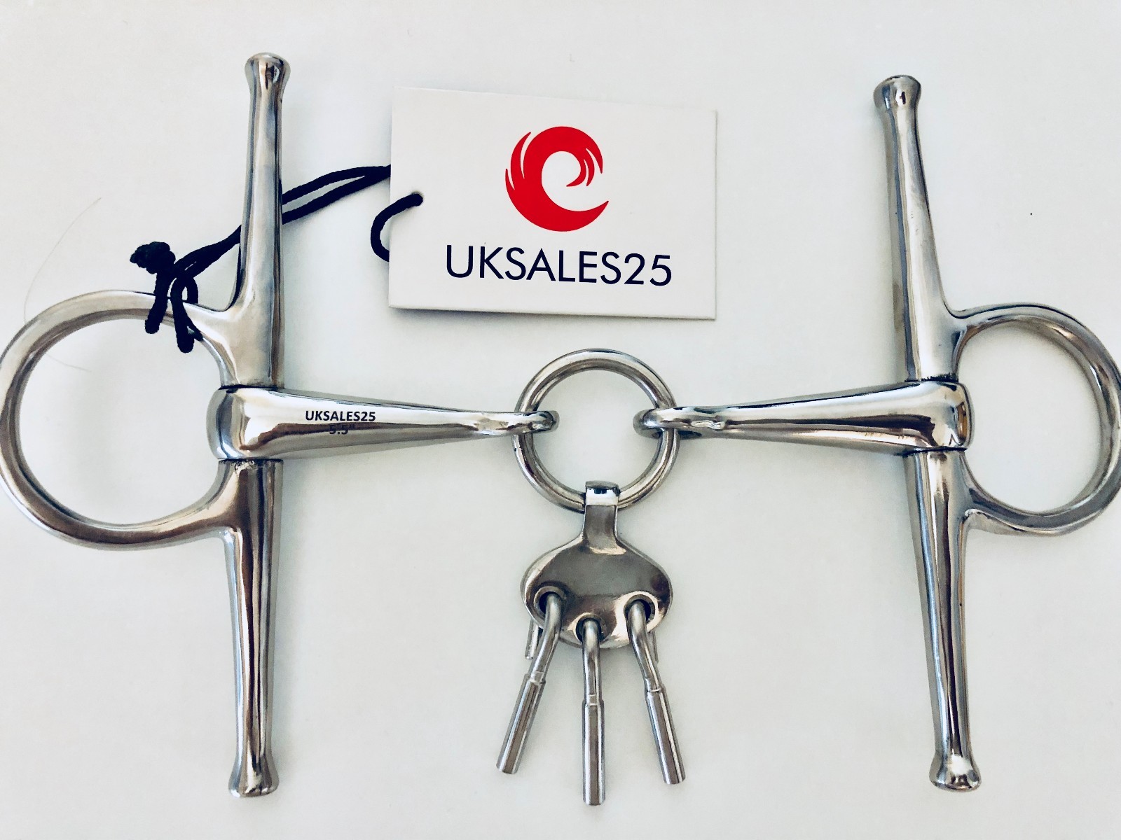Key/Player Jointed Bite Cheek Set (UKSALES25 Horse Tips)