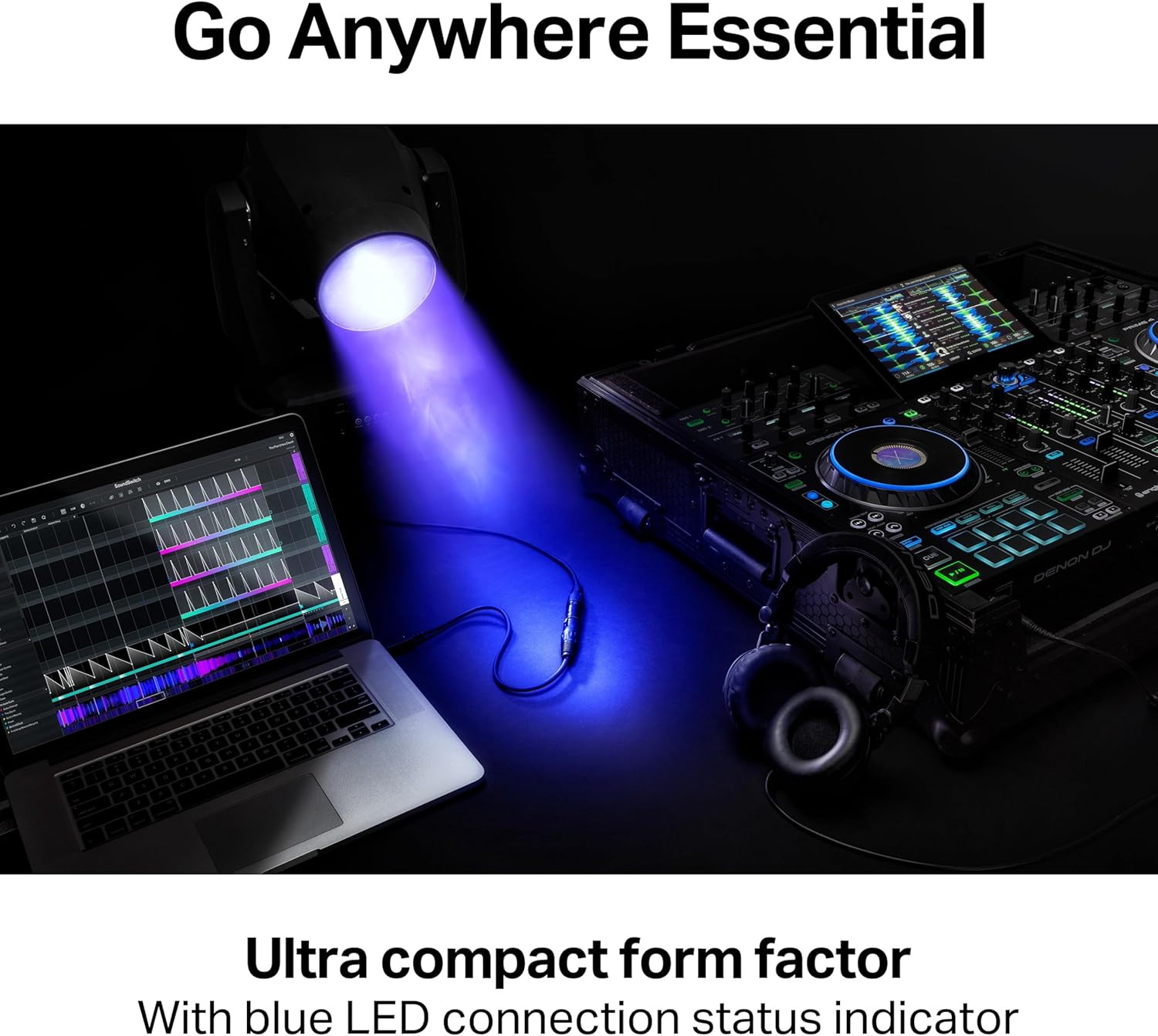 Micro DMX Interface | Compact USB to DMX Lighting Interface, 3-Month Free Trial