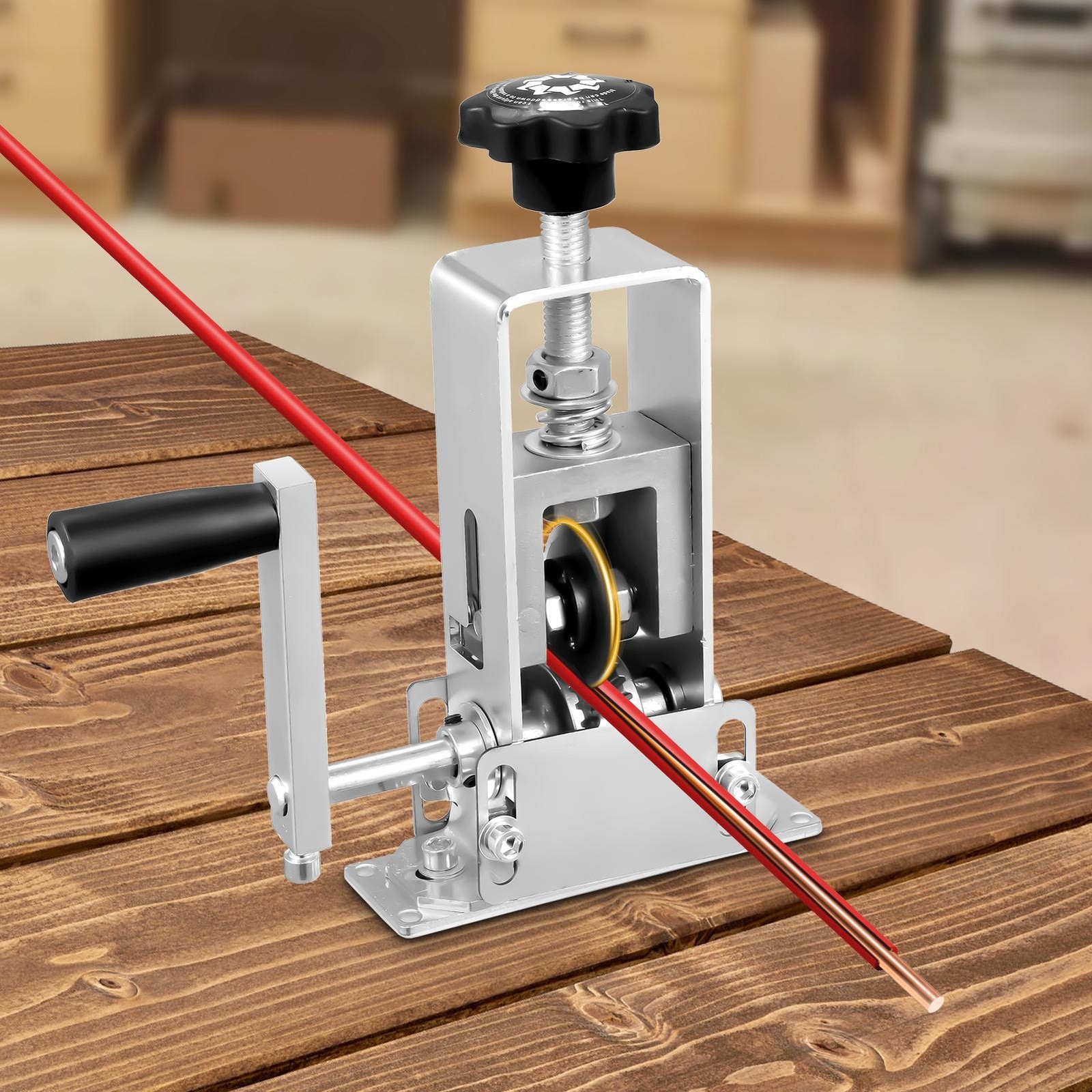 Manual Wire Stripping Machine Drill Powered Hand Crank Wire Stripper Tool 2-25MM