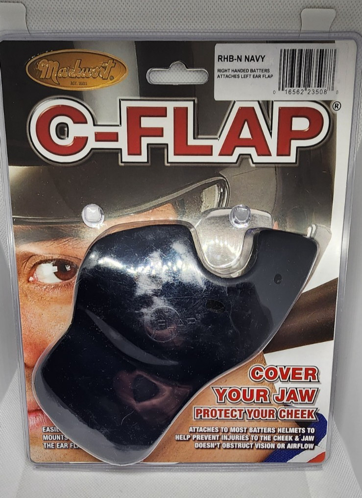 Markwort C-Flap NEW. RHB  Helmet Flap Navy RHB-N. FREE SHIPPING!