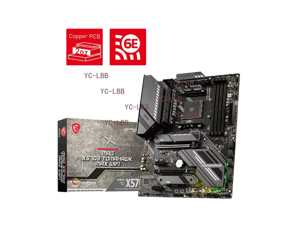 MSI MAG X570S TOMAHAWK MAX WIFI AM4 Motherboard Support AMD Ryzen 5000/5000G CPU