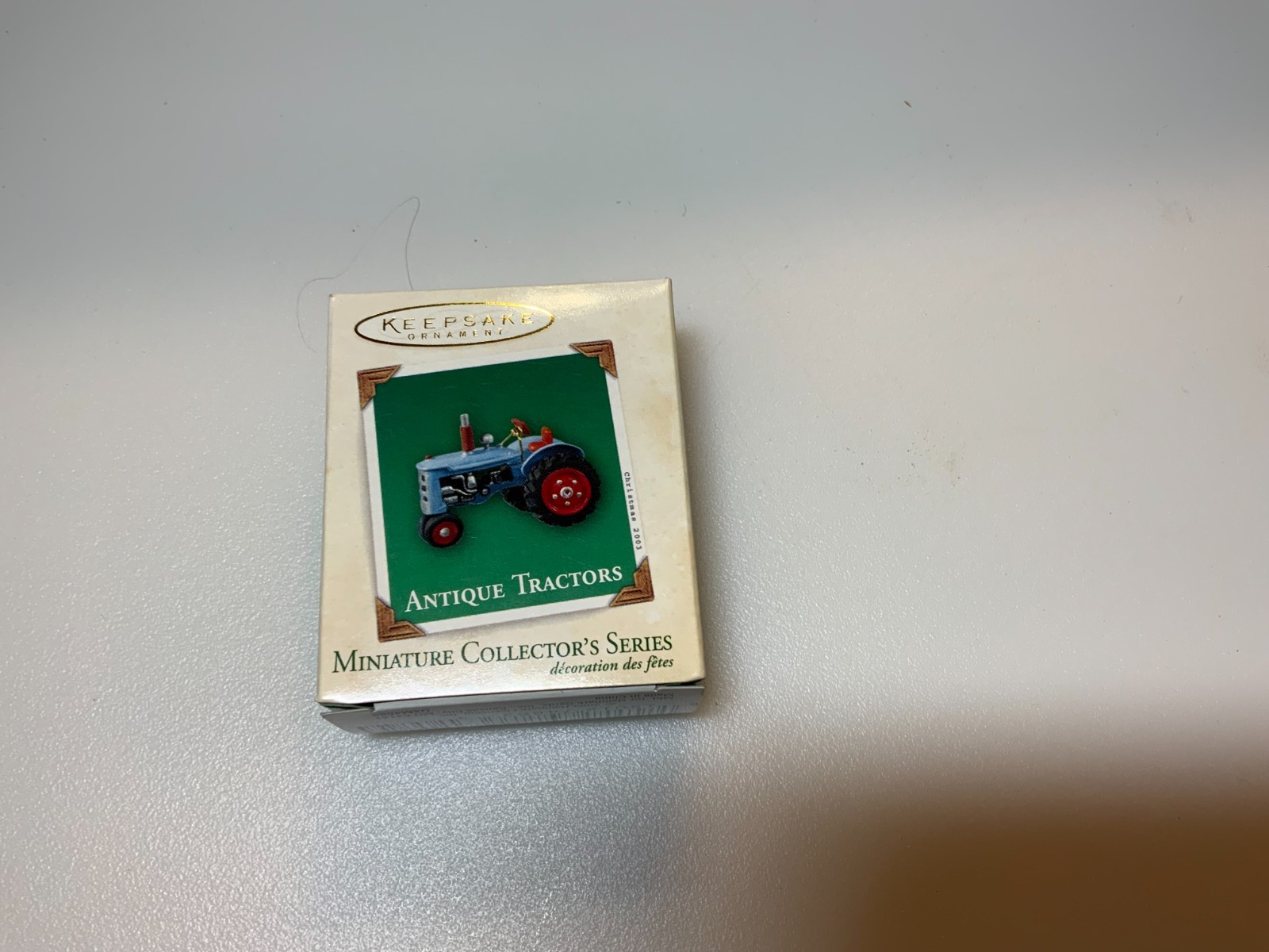 Hallmark 2003 Miniature Antique Tractor Christmas Keepsake Ornament
