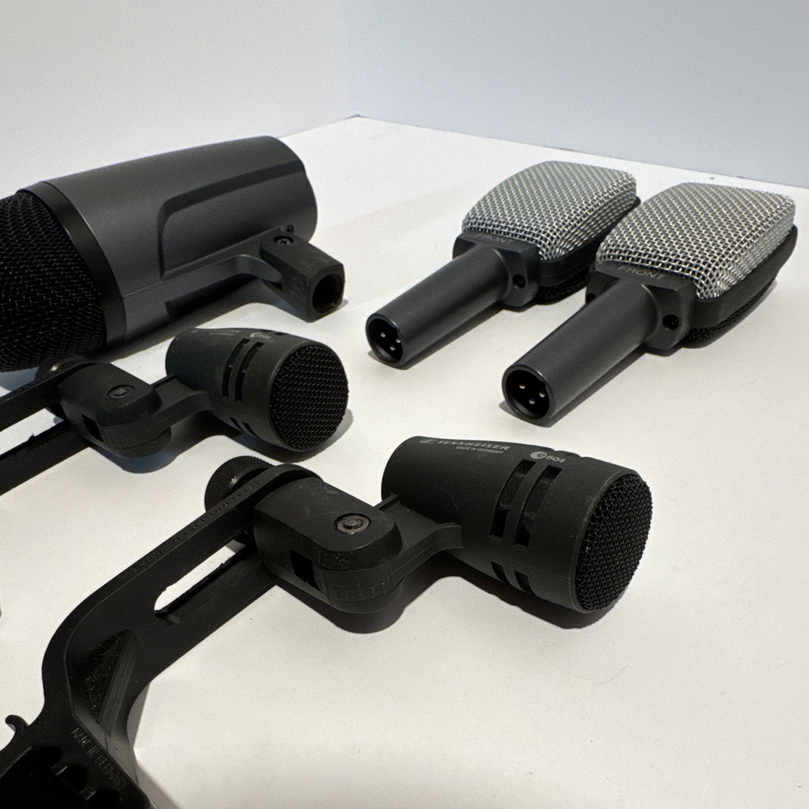 Sennheiser Mic Set: e 602-II - 2x e 604 - e 609 TESTED WORKING