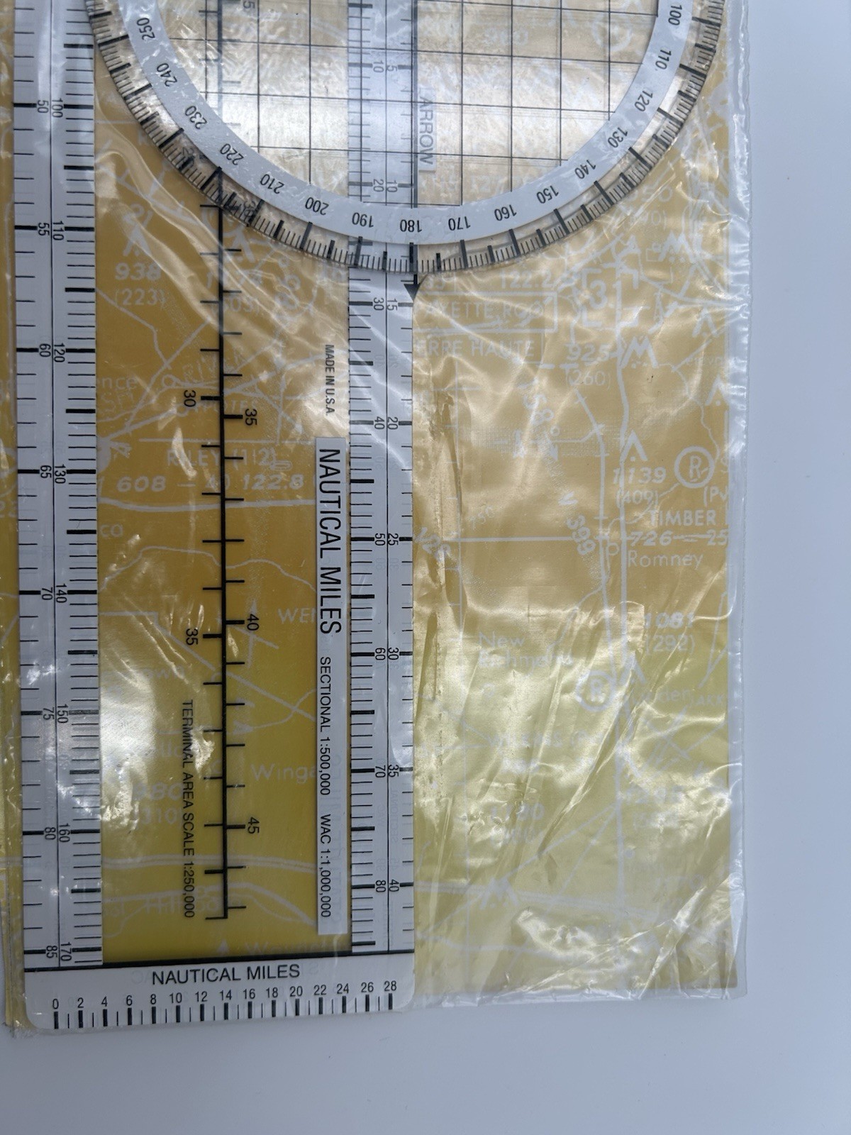 ULTIMATE ROTATING PLOTTER AERONAUTICAL CHART VFR NAV. by ASA p/n ASA-CP-RLX