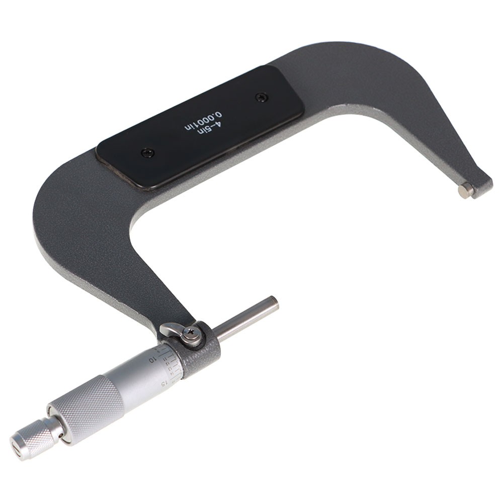 4-5" 0.0001" Outside Micrometer Carbide Tipped Precision Micrometer