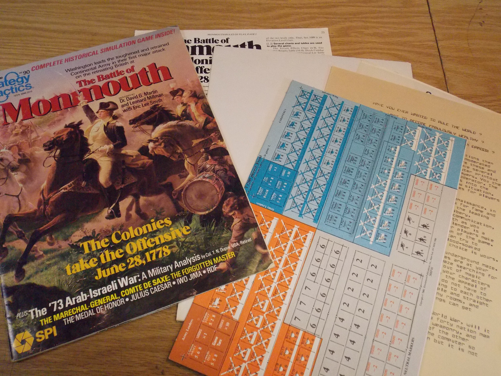 Strategy & Tactics #90 - Tha Battle of Monmouth - Unpunched