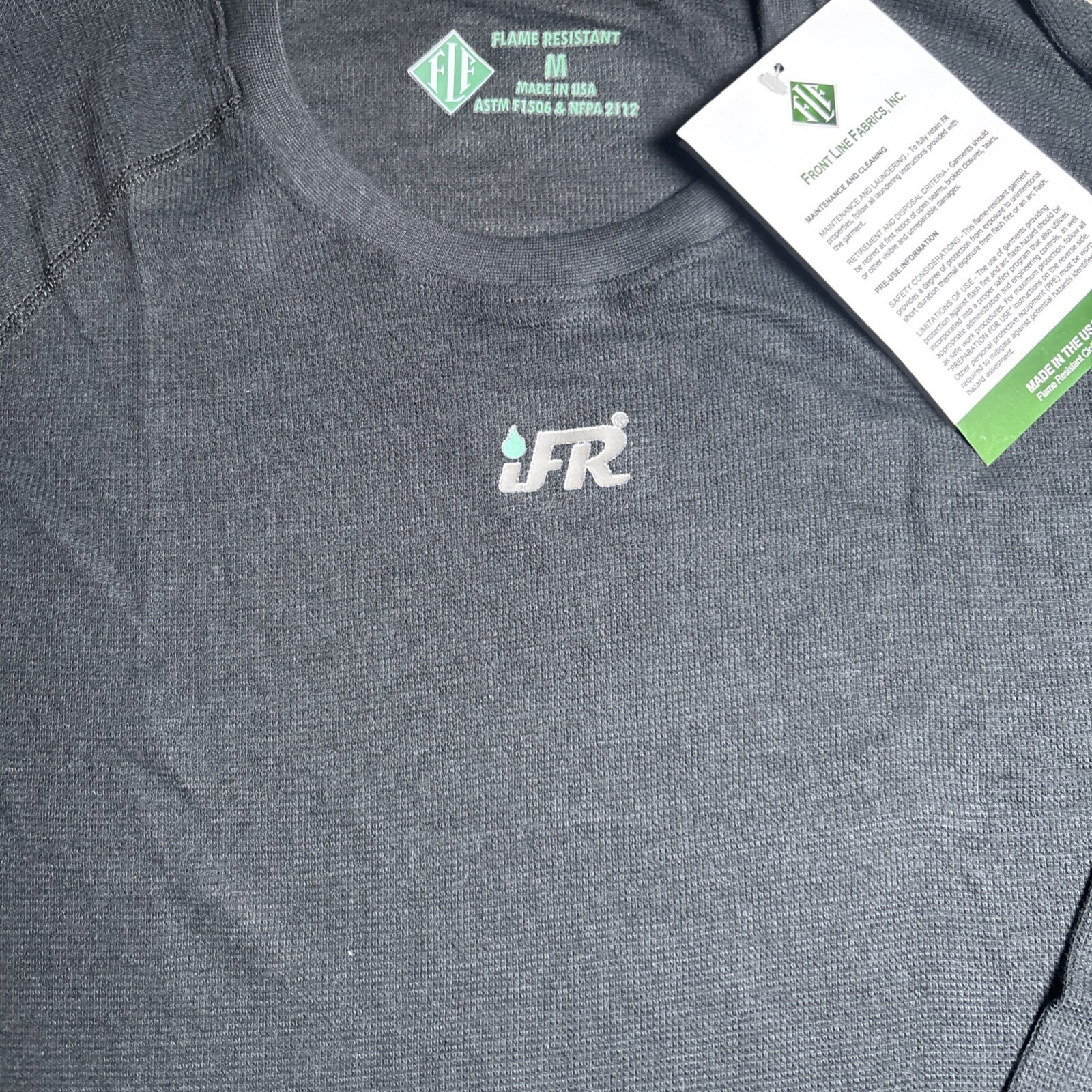 iFR Men’s Flame Resistant Regulator Waffle Knit Dual Purpose Size MLongSleeve