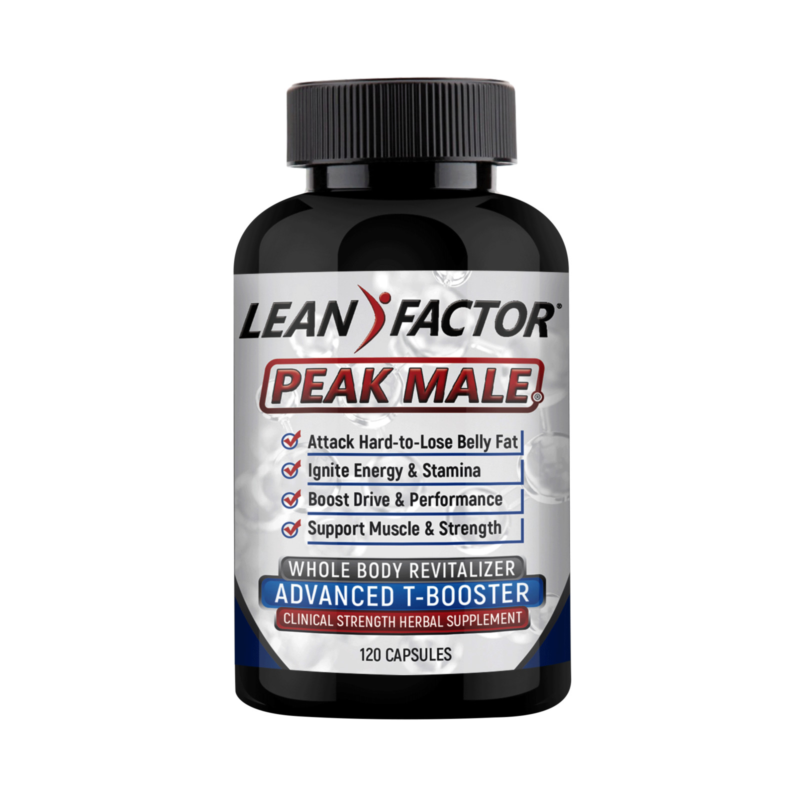 Peak Male Professional Strength Testosterone Booster - Melt Away Belly Fat
