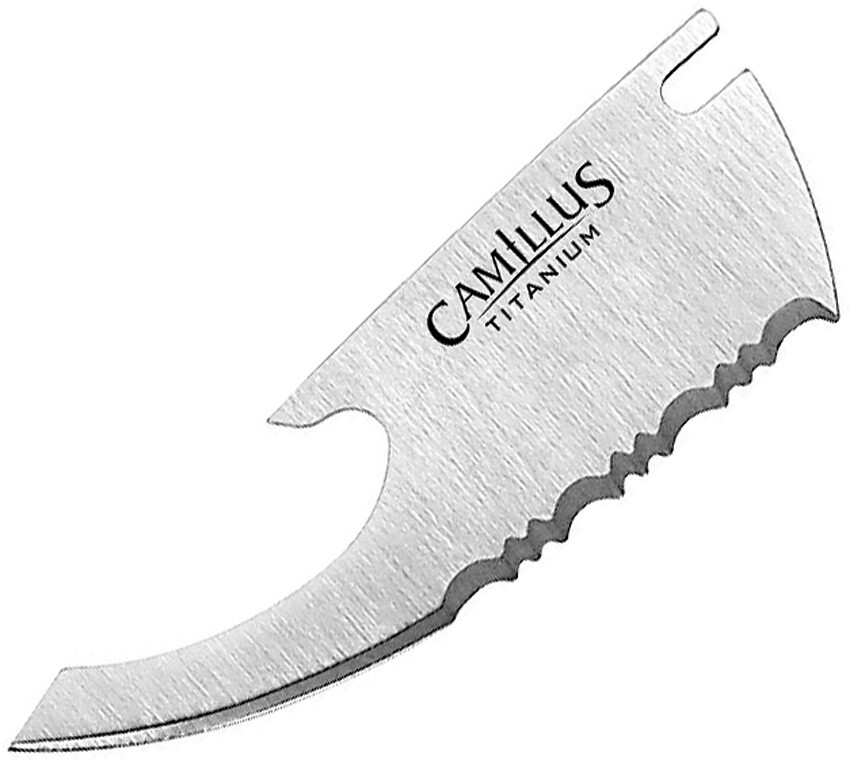 Camillus TigerSharp Replacement Blades Pack Of Two Serrated Titanium Bonded