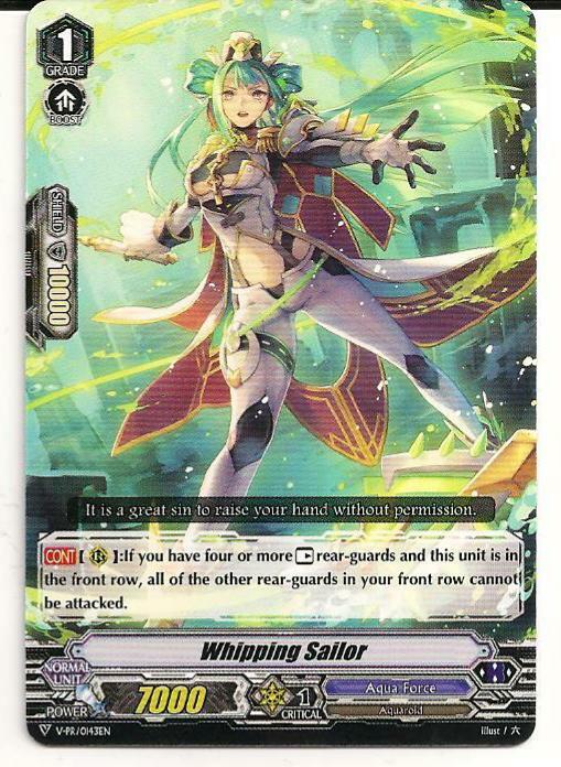 3x Whipping Sailer V-PR/0143EN Cardfight TCG Promo Mint