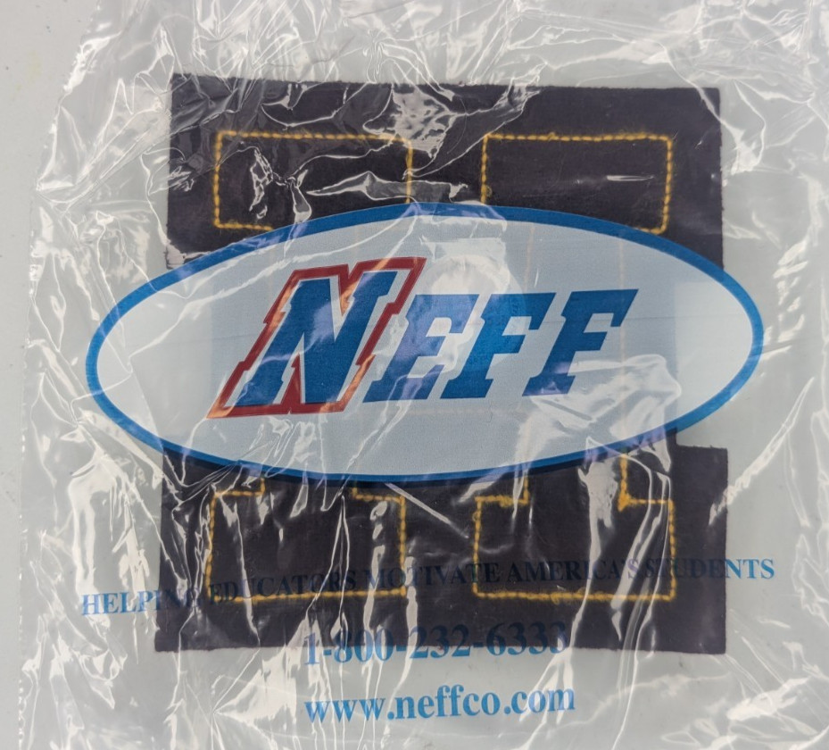 NEW Neff JV Junior Varsity Letterman Patch “H” 4.75" Maroon Gold Jacket Chenille