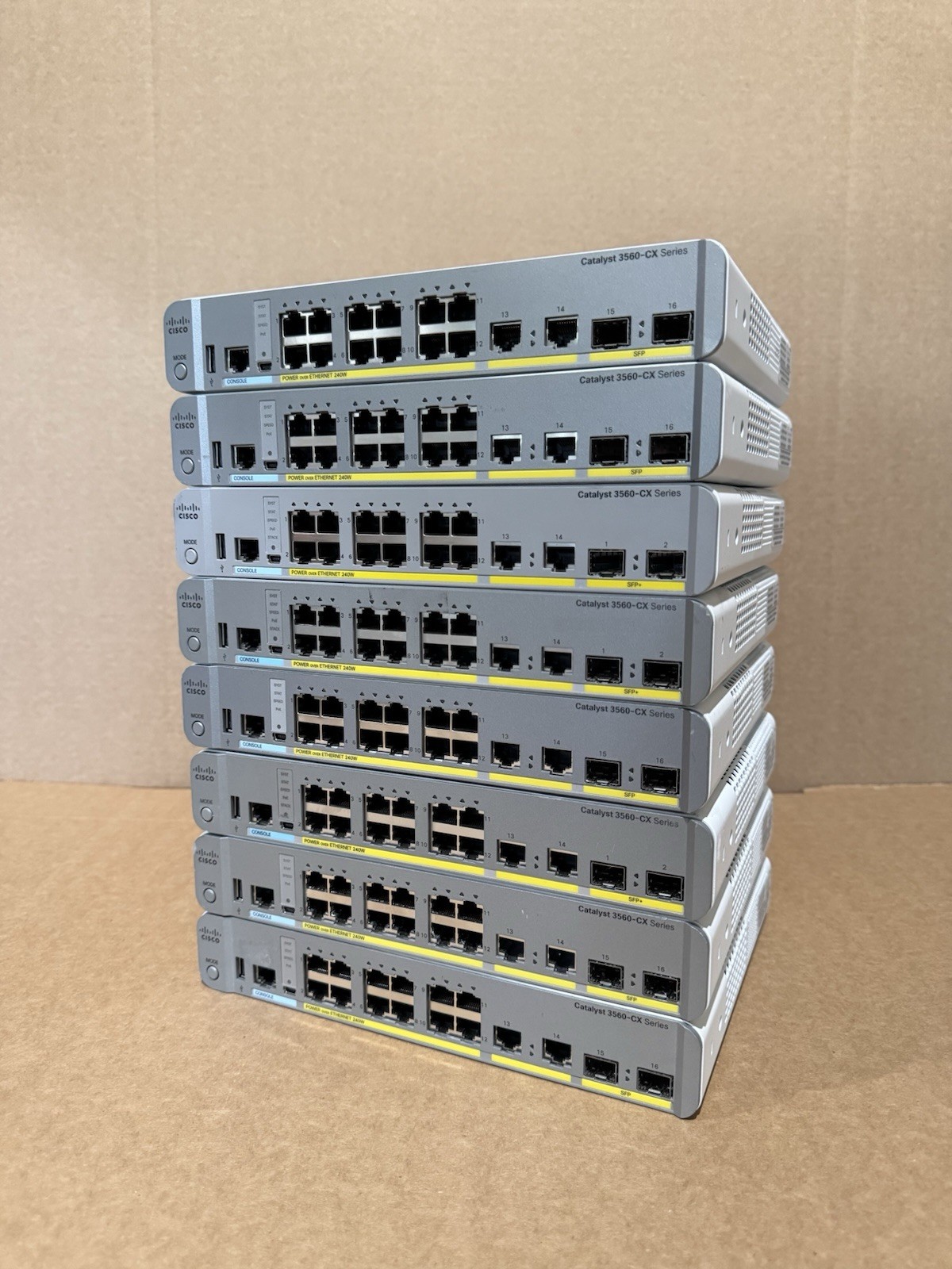 Cisco WS-C3560CX-12PC-S  16 Ports Fully Managed Ethernet Switch
