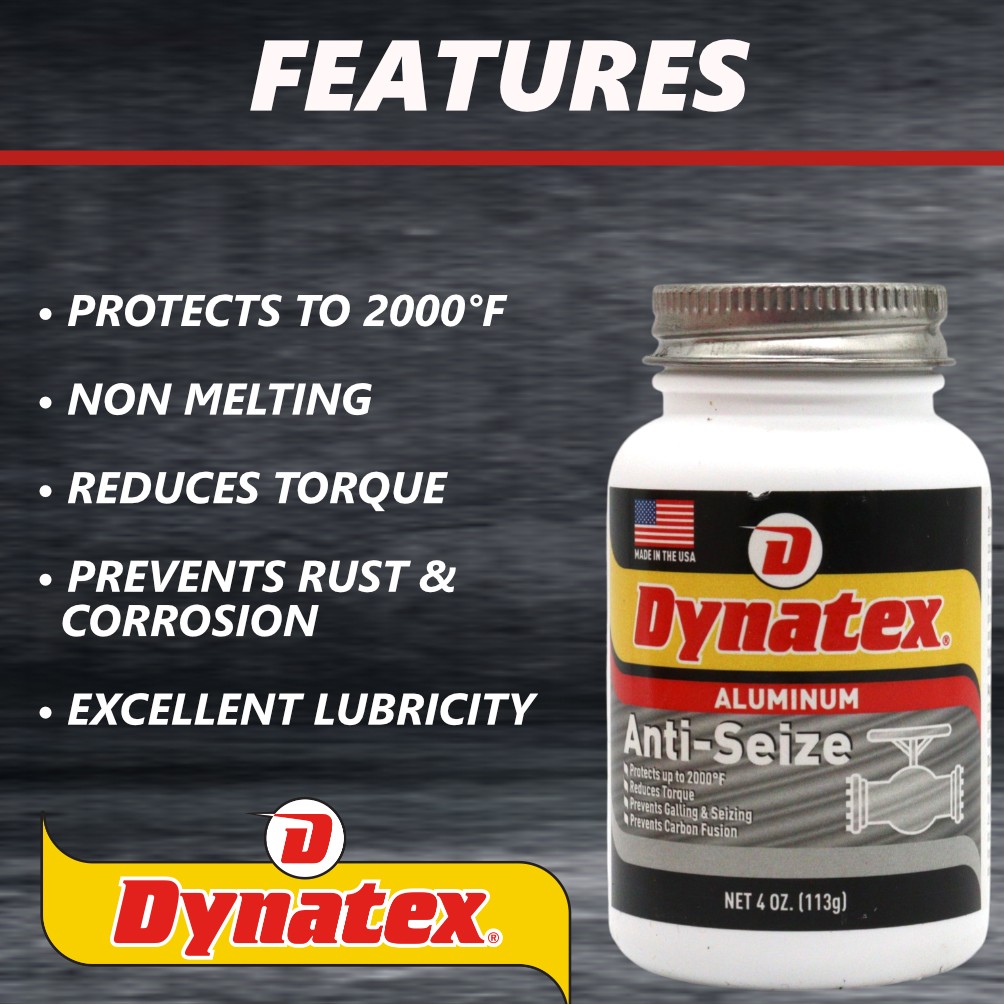Dynatex Aluminum Anti-Seize 4 oz Can Galling Protection (10-Pack)