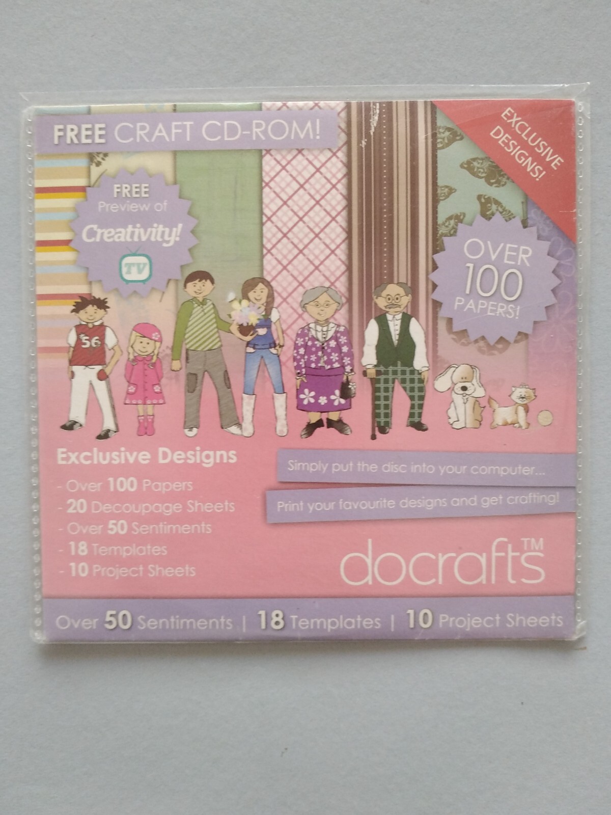 CREATIVITY - Papercraft CD Rom - Docrafts