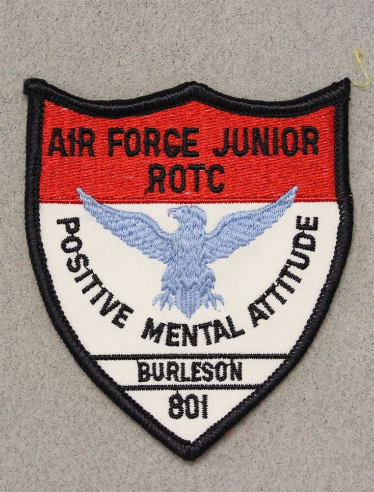 Burleston High School Air Force JROTC Patch (#1970) - TX-801