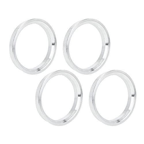 4pcs 66.6 to 57.1 mm Aluminium Alloy Car Hub Centric Rings Wheel Bore 57.1mm