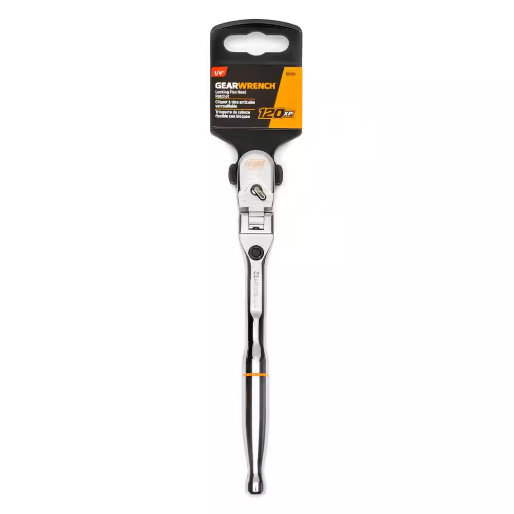 1/4 In. Drive 120XP Locking Flex Head Ratchet 7 In.