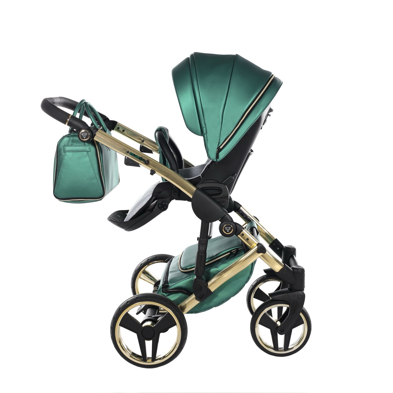 Junama Diamond Stroller Green/Black/Gold