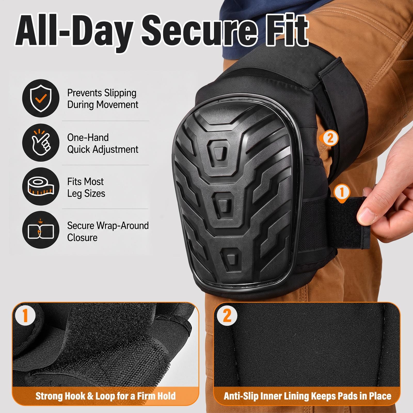 Professional Construction Foam Comfort Knee Pads