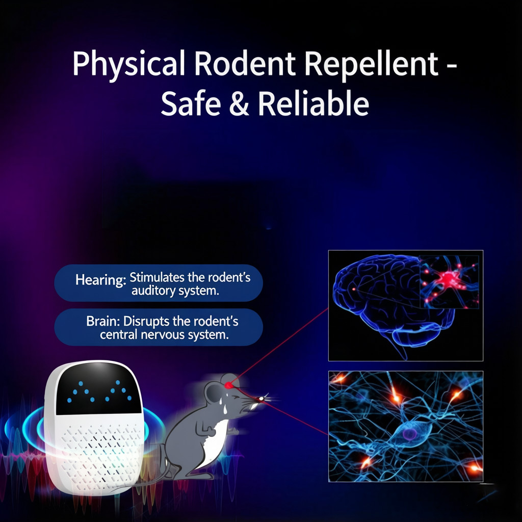 2PACK Ultrasonic Pest Repeller Plug In Electronic Mouse Roach Repellent Home