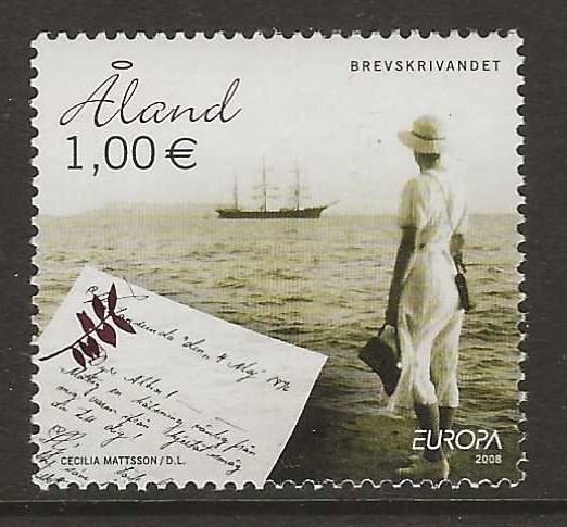 Aland Finland 2008 Europe the letter MNH (f294)