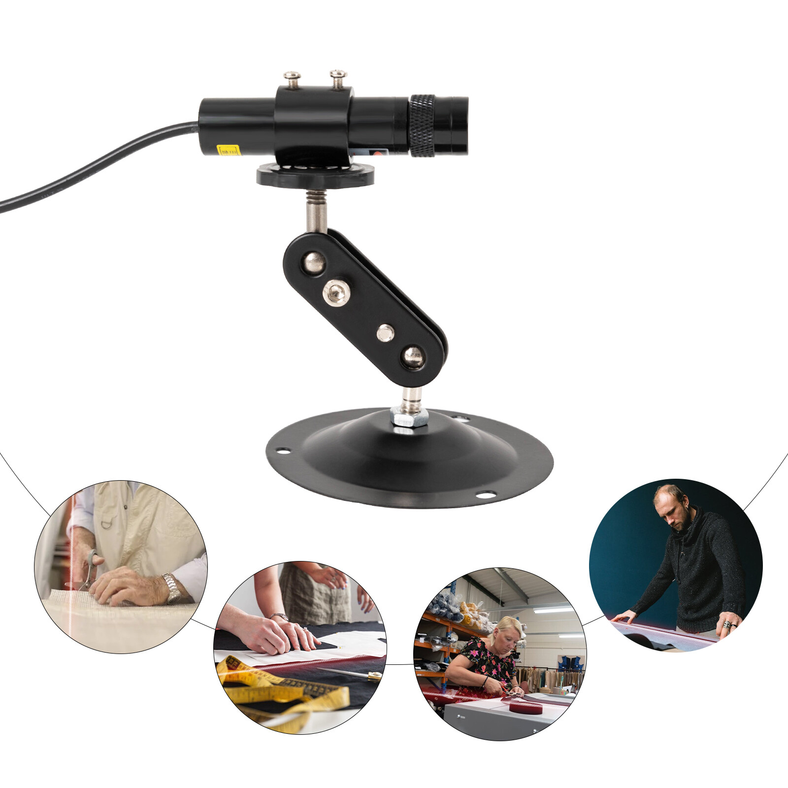 Universal 650nm 100mW Red Laser Line Module for Precise Cutting Alignment