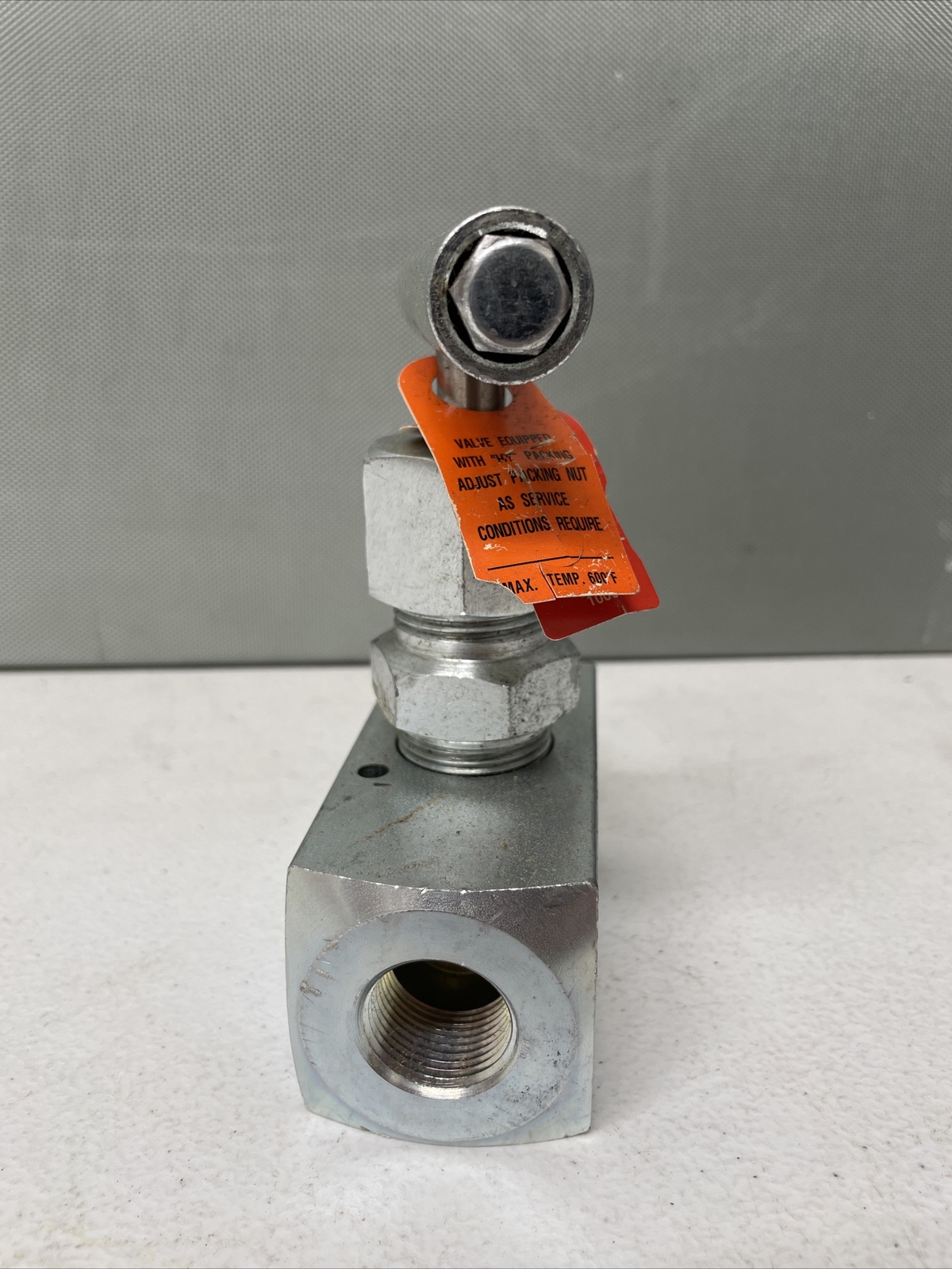 KF Industries Needle Valve 3/4” CS 13-345HT (414 Bar) 6000 PSI @ 200F