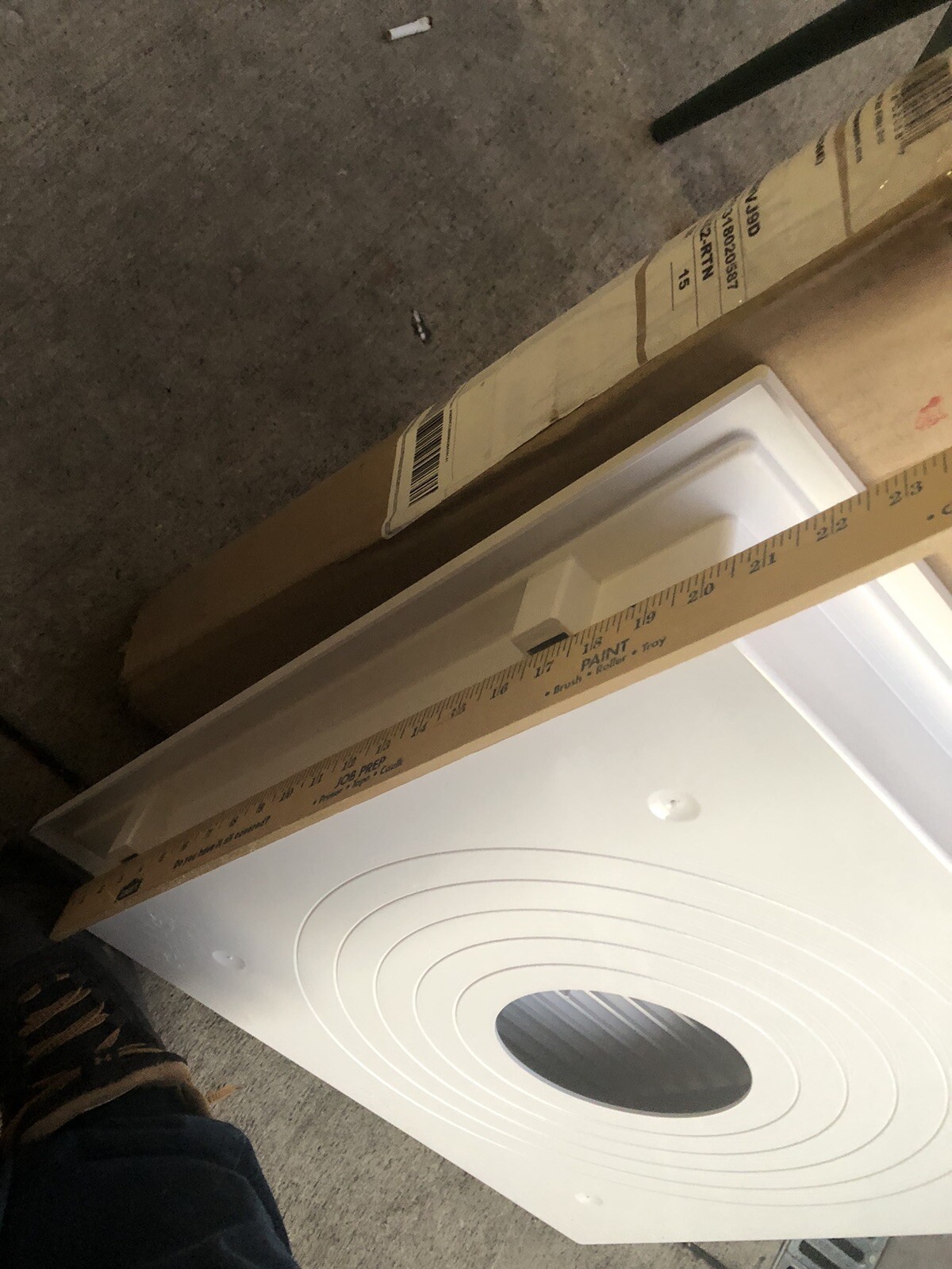 Havaco Technologies HT-2X2-RTN Quick Connect 2 X 2 ft. White Air Return Vent USA