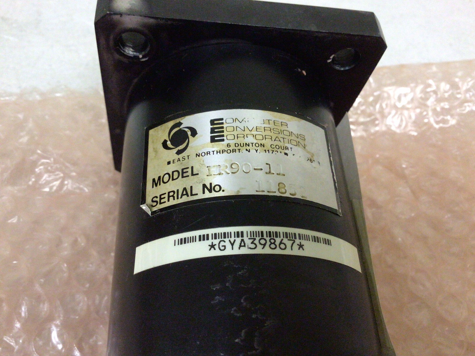 COMPUTER CONVERSIONS CORPORATION HR90-11 TRANSDUCER, SERIAL:11852, FREE SHIPPING