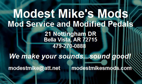 Modified Ibanez TS9DX from Modest Mike's Mods!