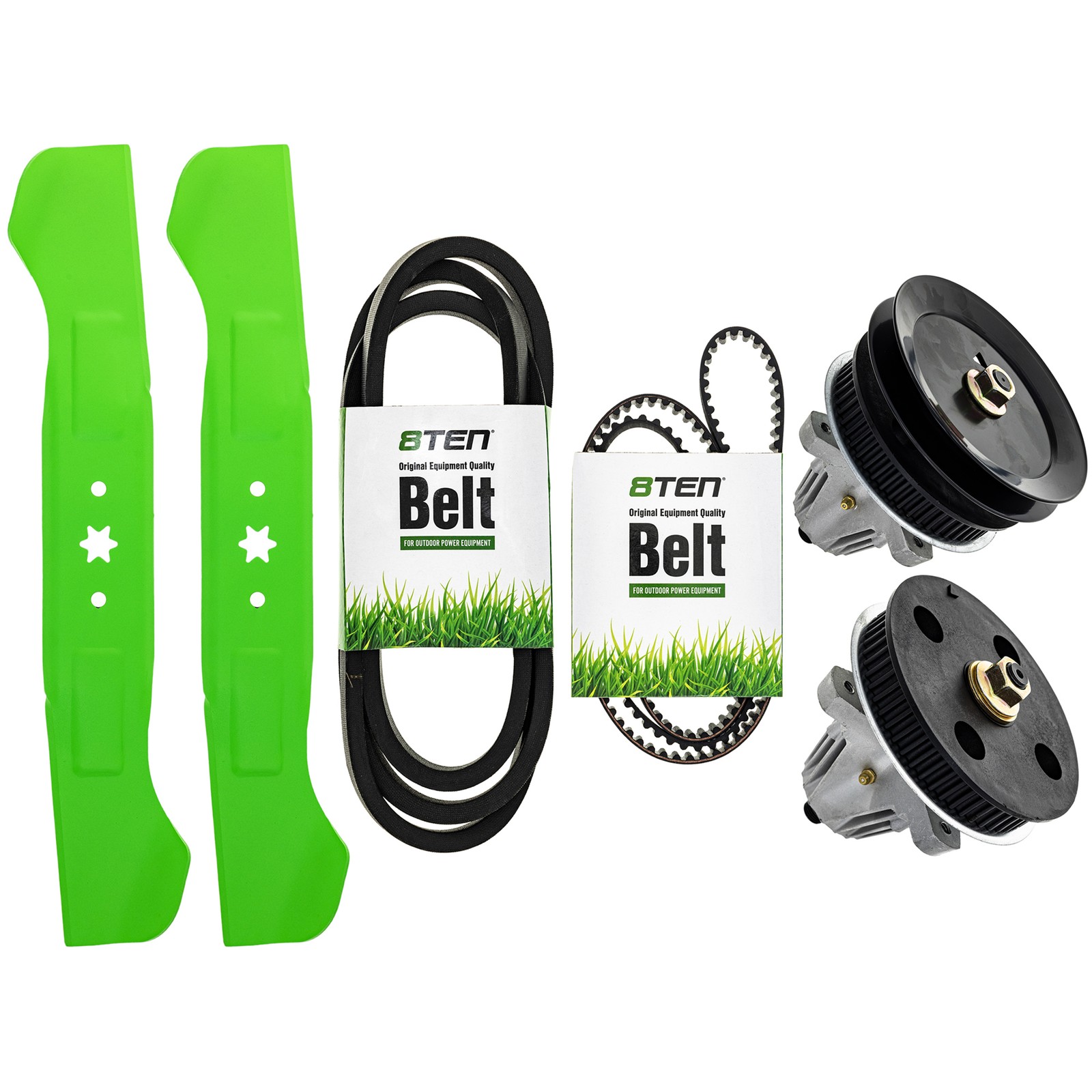 Blade Spindle Belt Kit for Cub Cadet LTX1042 LTX1040 918-04516 954-04167 42-Inch